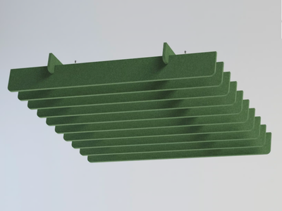 STRAIGHT - Recycled plastic acoustic baffles _ IMPACT ACOUSTIC®