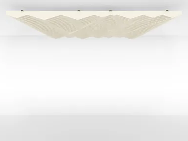 WAVE EDGE - Recycled plastic acoustic baffles _ IMPACT ACOUSTIC®