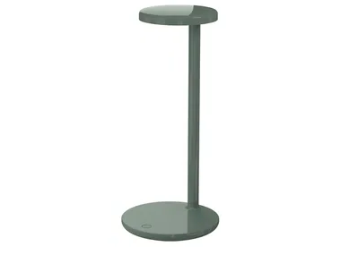 FLOS - OBLIQUE GLOSSY SAGE - LED table lamp with USB charging _ In Stock