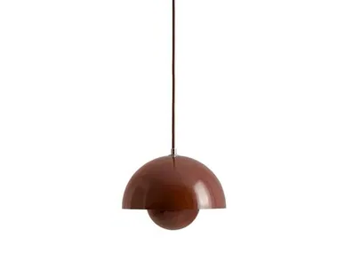 &TRADITION - FLOWERPOT VP1 RED BROWN - Metal pendant lamp _ In Stock