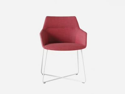 DUNAS XS - Fabric chair with armrests _ INCLASS