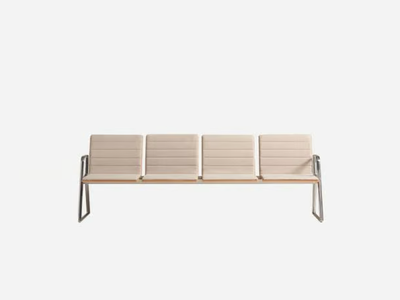 LIN WOOD - Freestanding fabric beam seating _ INCLASS