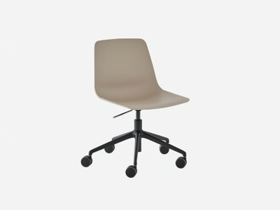 VARYA XL - Height-adjustable polypropylene office chair with 5-Spoke base _ INCLASS