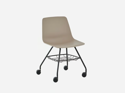VARYA XL - Polypropylene training chair with storage space _ INCLASS