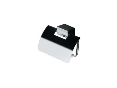 LOGIC - Brass toilet roll holder with cover _ INDA®