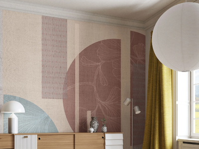 GEOMETRIC DANCE - Geometric wallpaper _ Inkiostro Bianco
