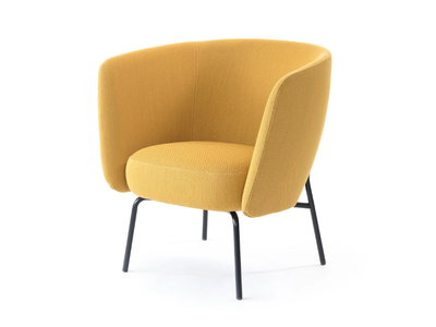 AURA BOLD - Fabric armchair with armrests _ Inno