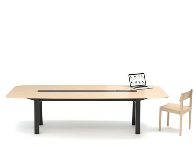 IN-TENSIVE UNIT - Wooden meeting table with cable management _ Inno
