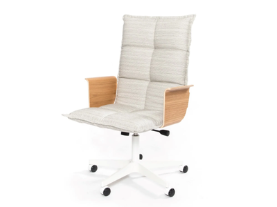 LAB MEETING ZXLB - Height-adjustable fabric office chair with armrests with 5-Spoke base _ Inno
