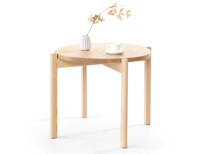 NAKU - Round solid wood coffee table _ Inno