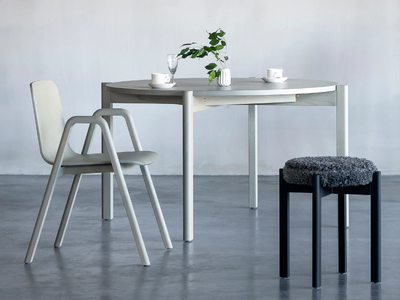 NAKU - Round wooden dining table _ Inno