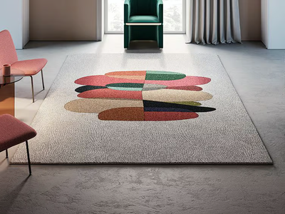 BOTERO - Rug with geometric shapes _ Instabilelab