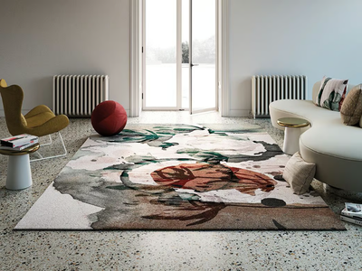 CARLITA - Rug with floral pattern _ Instabilelab