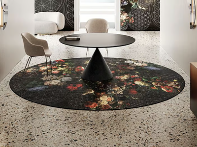 FRIDA - Rug with floral pattern _ Instabilelab