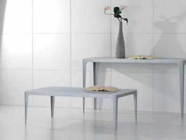 CARTESIO - Rectangular Carrara marble coffee table _ International Marmi