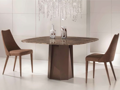 DIBLA - Dark Emperador marble table _ International Marmi