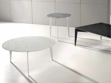 THOR - Round marble coffee table _ International Marmi