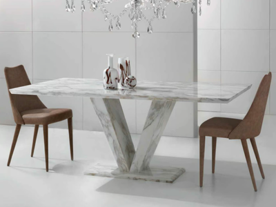 VENERE - Rectangular Calacatta marble table _ International Marmi