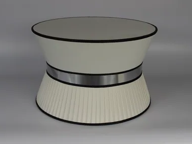 M002 - Pleated cotton lampshade _ Ipsilon PARALUMI