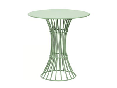 BOLONIA - Round galvanized steel garden table _ ISIMAR