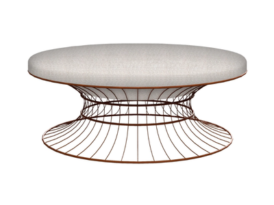 BOLONIA - Round garden pouf _ ISIMAR