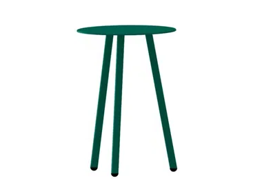 CORSICA - Round steel high table _ ISIMAR