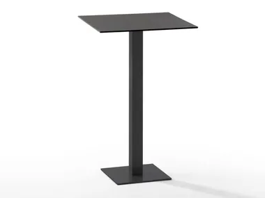 MAX - Square powder coated steel high table _ ISIMAR