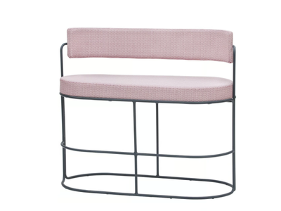 PARADISO - Fabric garden bench with back _ ISIMAR