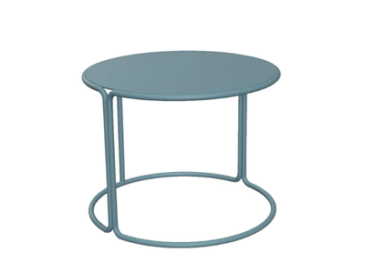 PARADISO - Round steel garden side table _ ISIMAR