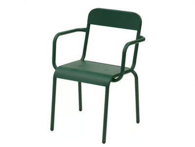 RIMINI - Stackable chair with armrests _ ISIMAR