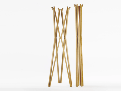 SESTO - Solid wood coat stand _ isOnAir