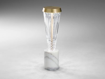 ADELE - Handmade crystal table lamp _ Italamp