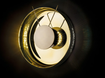 GONG - LED dimmable blown glass wall light _ Italamp