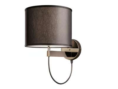 LILY - LED fabric wall lamp with fixed arm _ Italamp