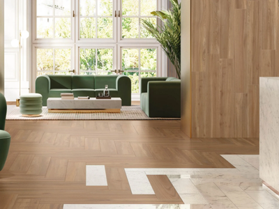 ALLURE OLMO AMBRÉ - Porcelain stoneware wall/floor tiles with wood effect _ Italgraniti