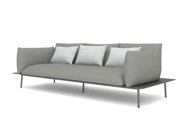 KONA 91290E - 3 seater fabric garden sofa _ IVINI