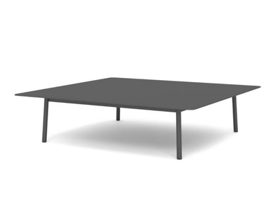 KONA 93291 - Square low aluminium garden side table _ IVINI