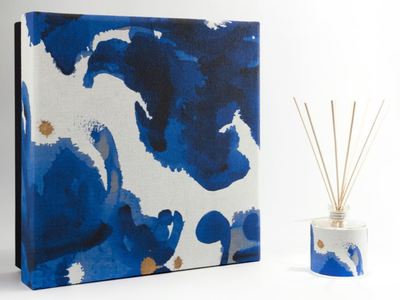 DELFT BLUE Premium - Melograno - Natural stone Air freshener dispenser _ IWISHYOU