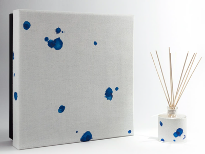 DELFT BLUE Premium - Tabacco e Agrumi - Natural stone Air freshener dispenser _ IWISHYOU