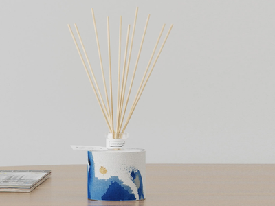 DELFT BLUE Prestige - Melograno - Natural stone Air freshener dispenser _ IWISHYOU