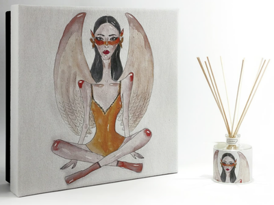 GIRLS Premium - Melograno - Natural stone Air freshener dispenser _ IWISHYOU