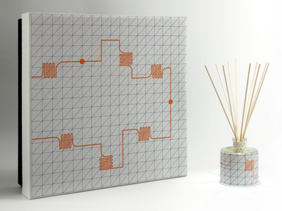 GRAFISMI & SCENARI Premium - Uva e Mirti - Natural stone Air freshener dispenser _ IWISHYOU