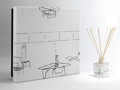 PENUMBRA ESSENTIAL Premium - Uva e Mirti - Natural stone Air freshener dispenser _ IWISHYOU