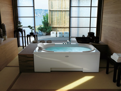 J-SHA MI - Built-in hydromassage rectangular bathtub _ Jacuzzi®