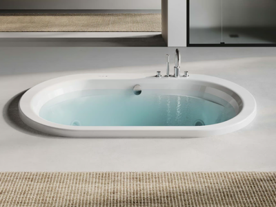OPALIA - Built-in hydromassage oval bathtub _ Jacuzzi®
