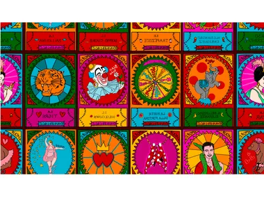 FACCE - 50s style nonwoven wallpaper _ Jannelli&Volpi