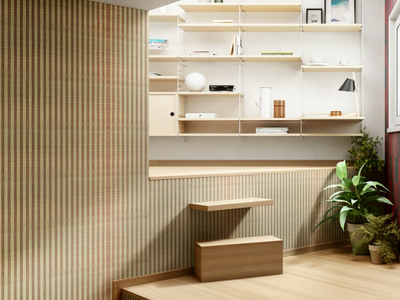 FUSUMA - Striped juncus wallpaper _ Jannelli&Volpi