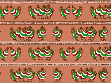 GALLINE ITALIANE - 50s style nonwoven wallpaper _ Jannelli&Volpi