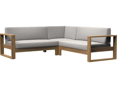 MATISSE TEAK - Sectional teak garden sofa _ JANUS et Cie