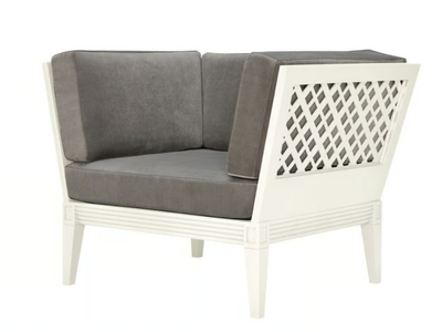 QUADRATL - Club aluminium armchair with armrests _ JANUS et Cie